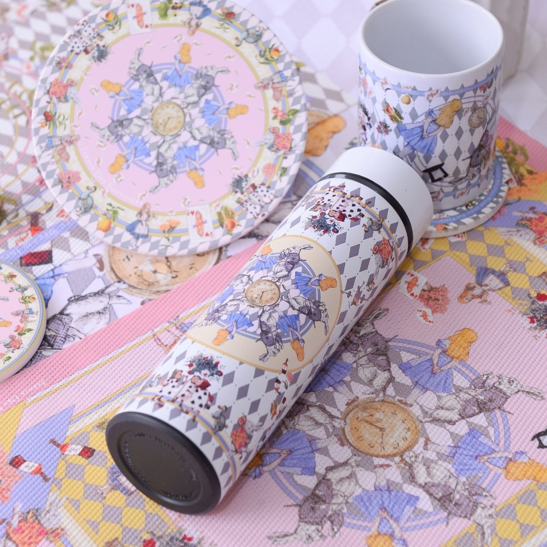 Wonderful Adventure Dream Blue Argyle Vacuum Bottle (500ml)