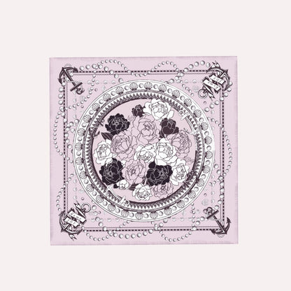 Classy and Fabulous Floral Sensation Silky Scarf (45cm)