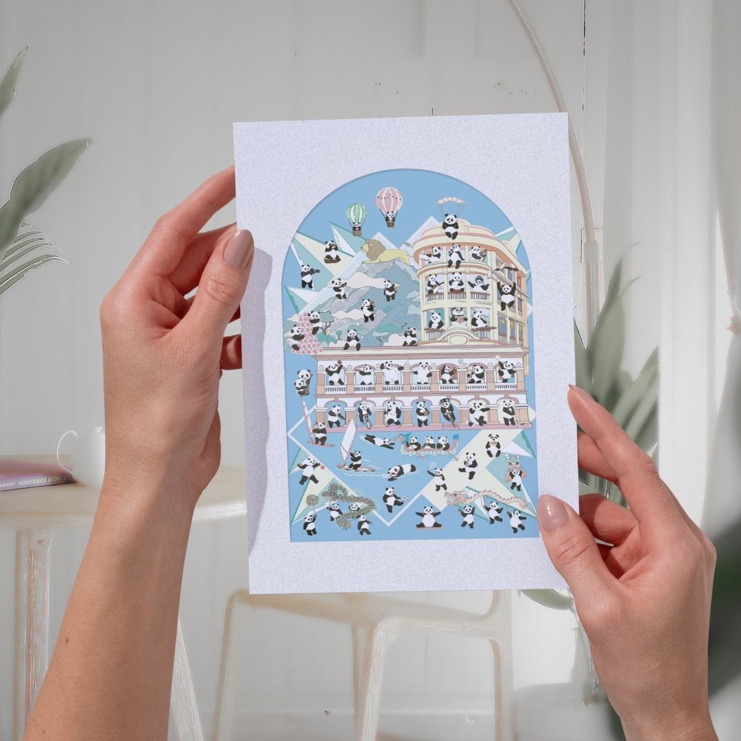 Panda Charm Wall Art