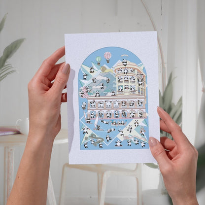 Panda Charm Wall Art