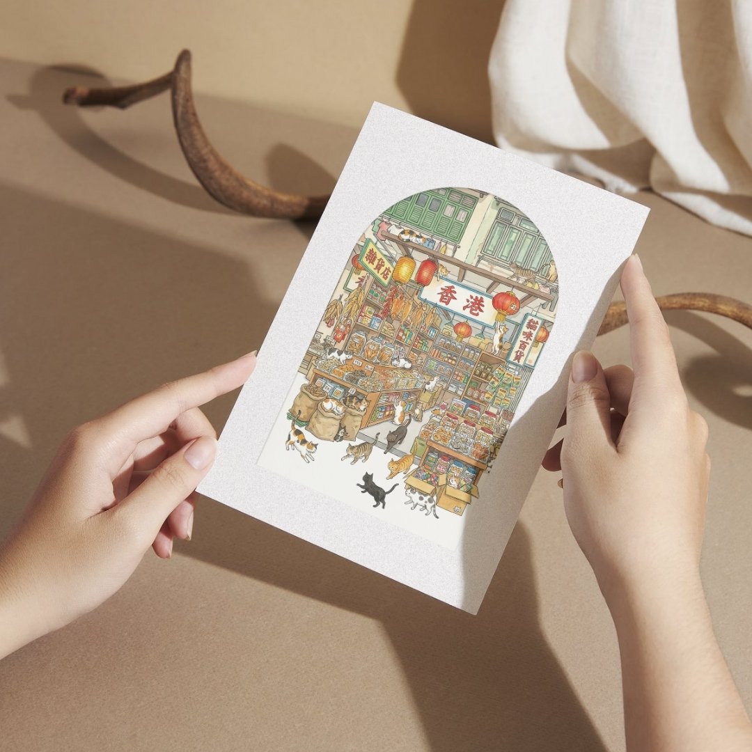 Meow Grocery Store Wall Art