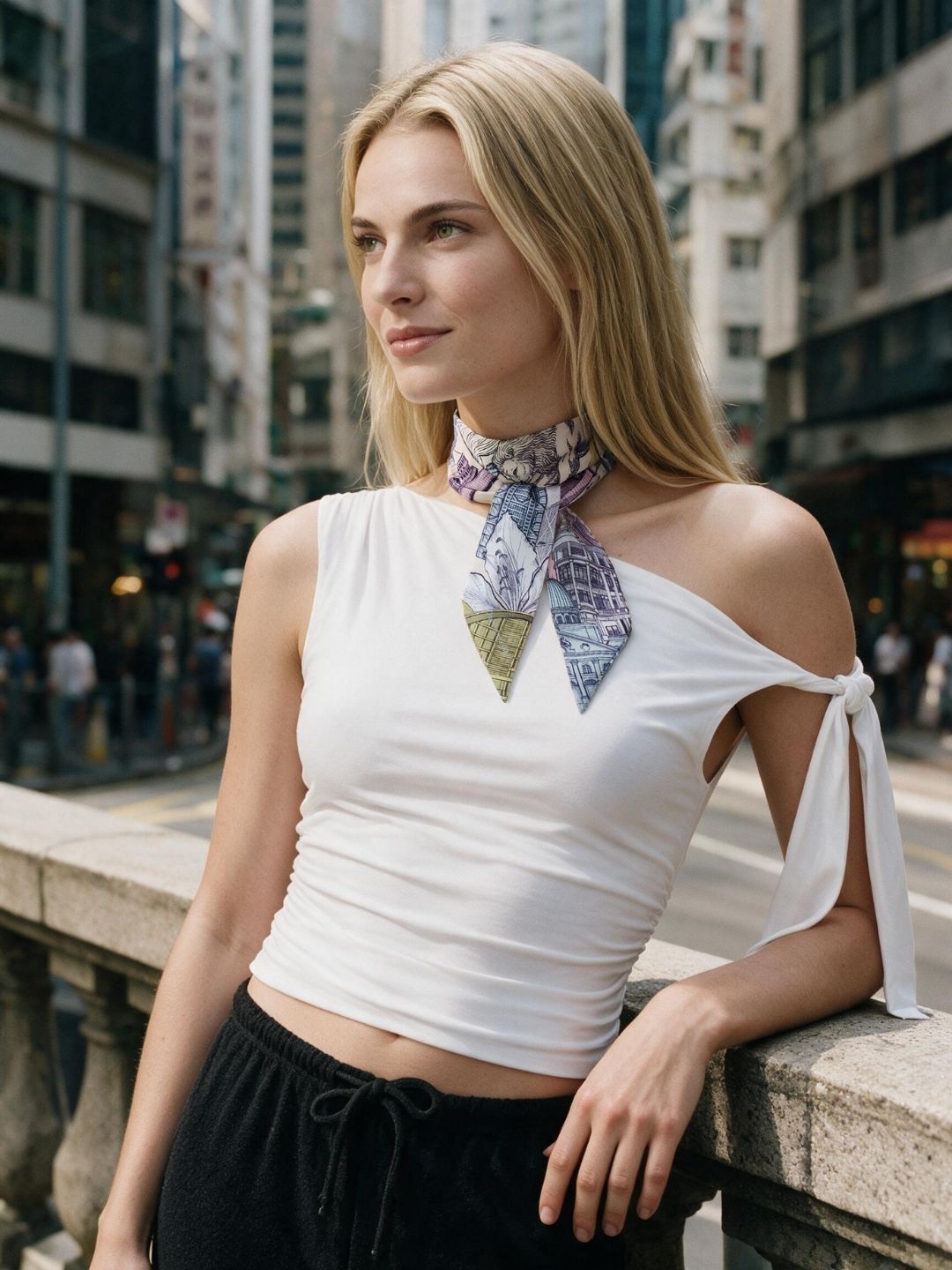 City Tales Sustainable Twilly Scarf (105cm)