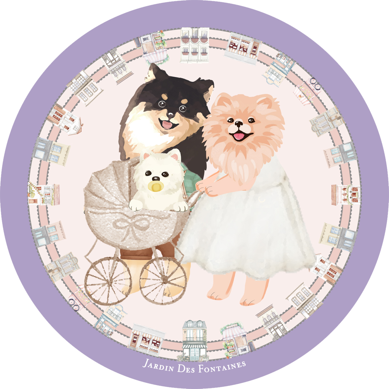 Oh My Dog Ceramic Coaster