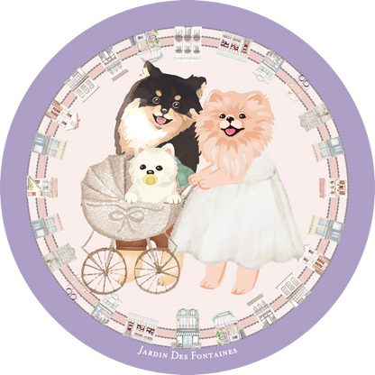 Oh My Dog Ceramic Coaster