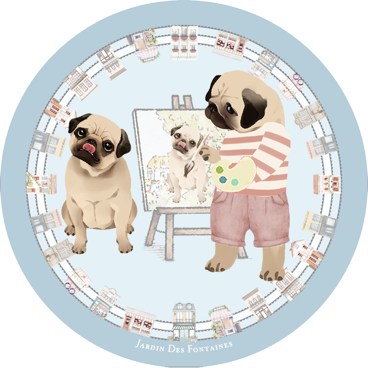 Oh My Dog Ceramic Coaster