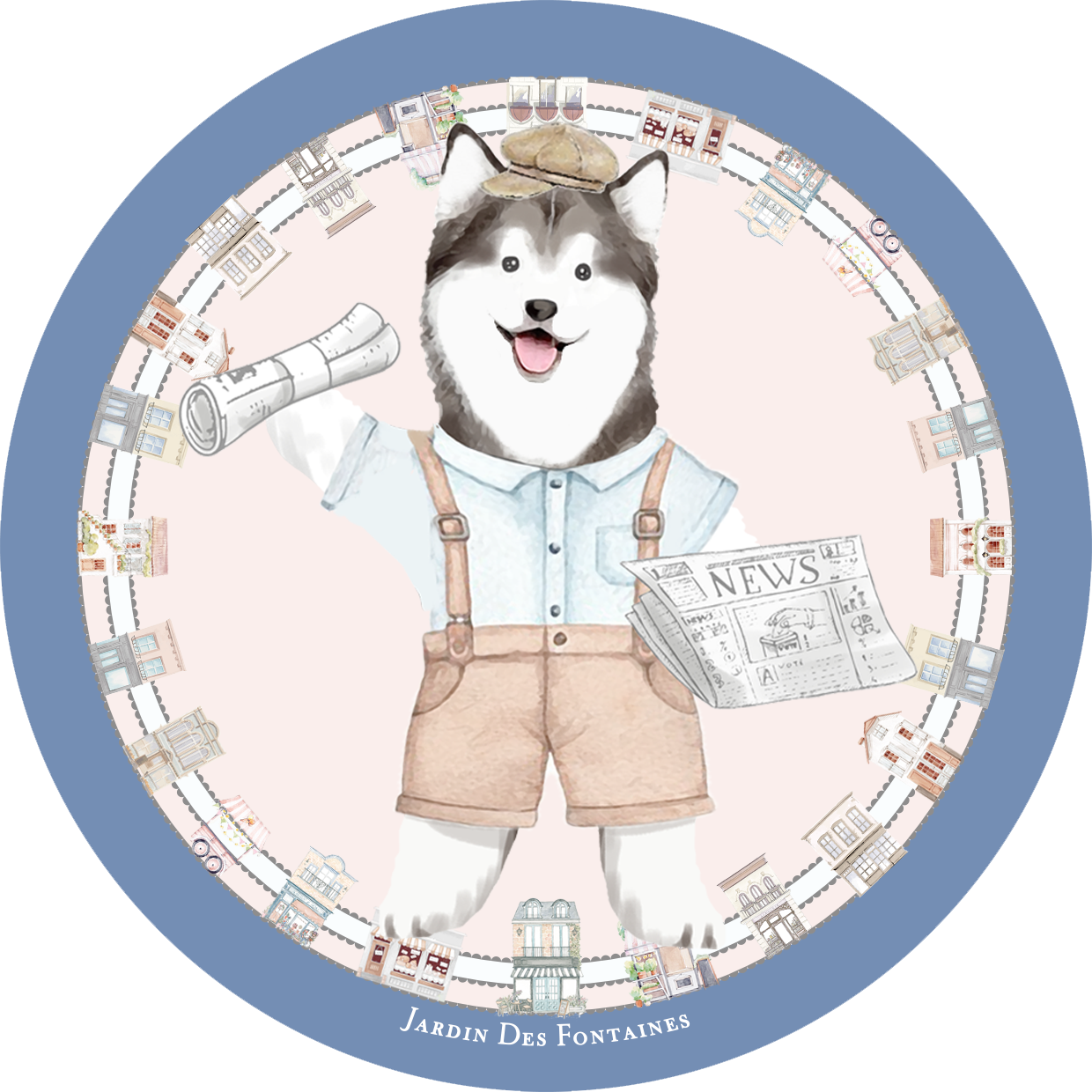 Oh My Dog Ceramic Coaster