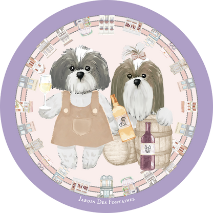 Oh My Dog Ceramic Coaster