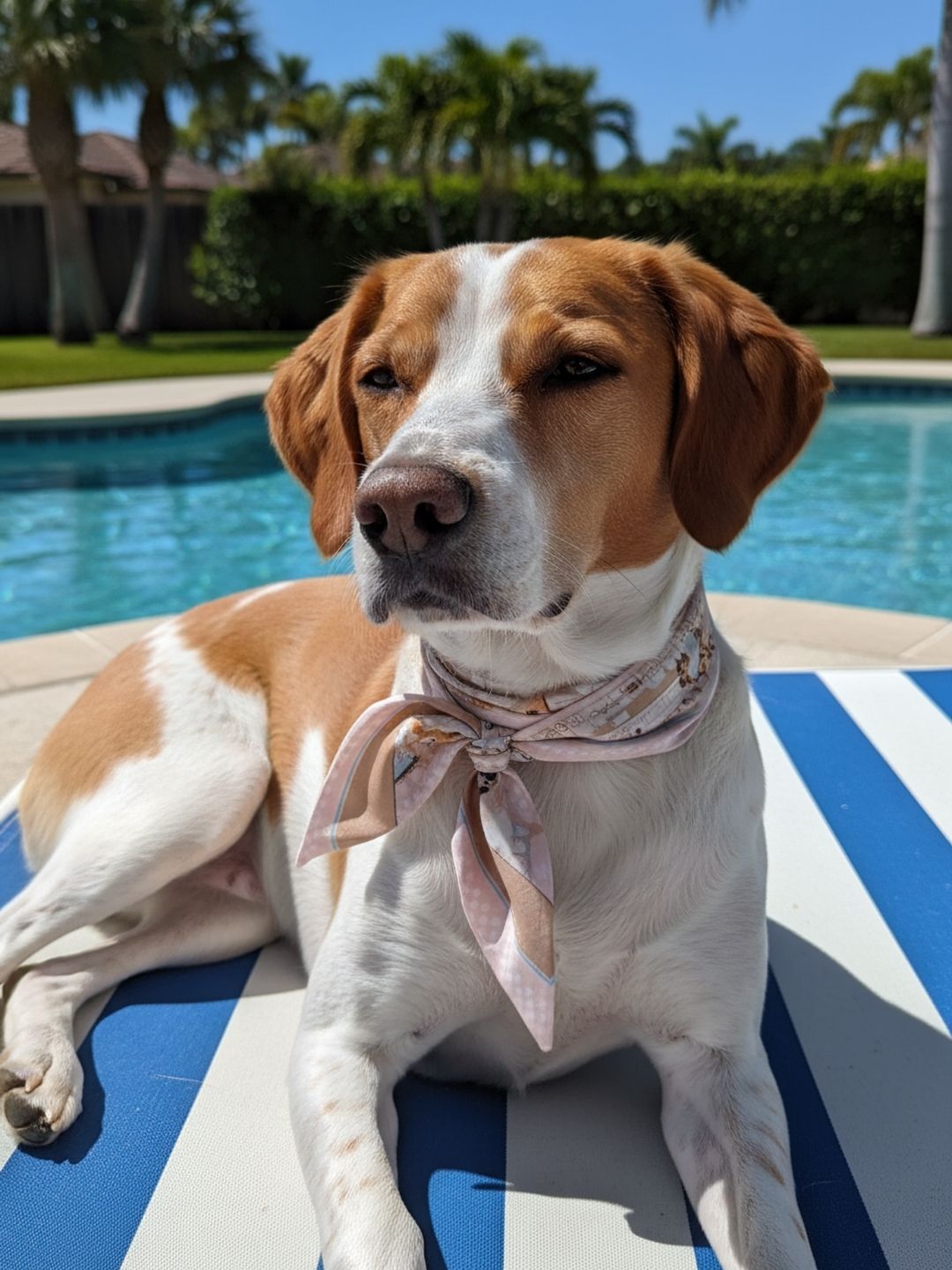 Pet Scarf  | Oh My Dog Piazza Doggie Sustainable Twilly Scarf - GRS Eco Scarf