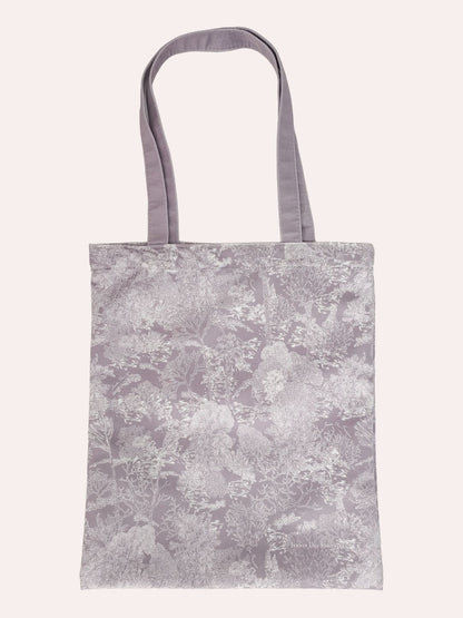 Toile De Jouy Pinkish Gray Tote Bag