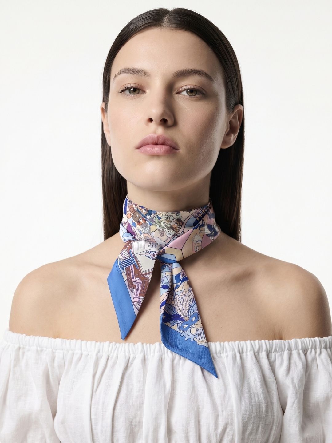 The Fourth View Sustainable Twilly  Scarf (105cm)