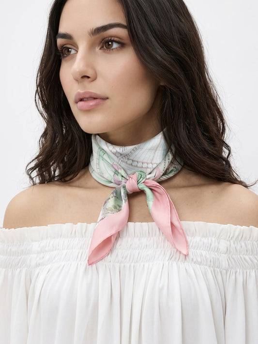 Venus Garden of Love Greenhouse Sustainable  Scarf (70cm) - GRS Eco Scarf