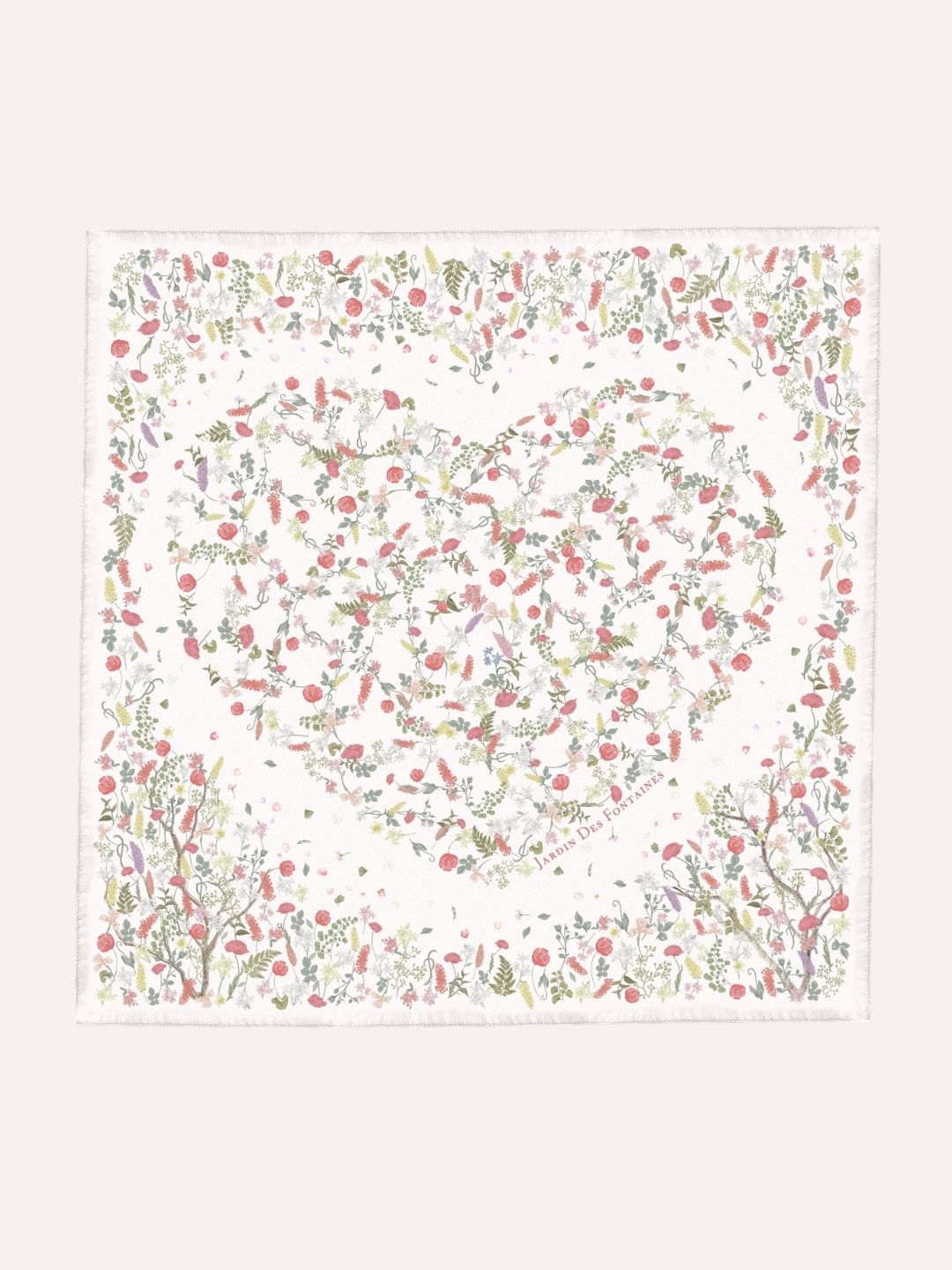 Venus Garden of Love Heart Scarf (60cm)