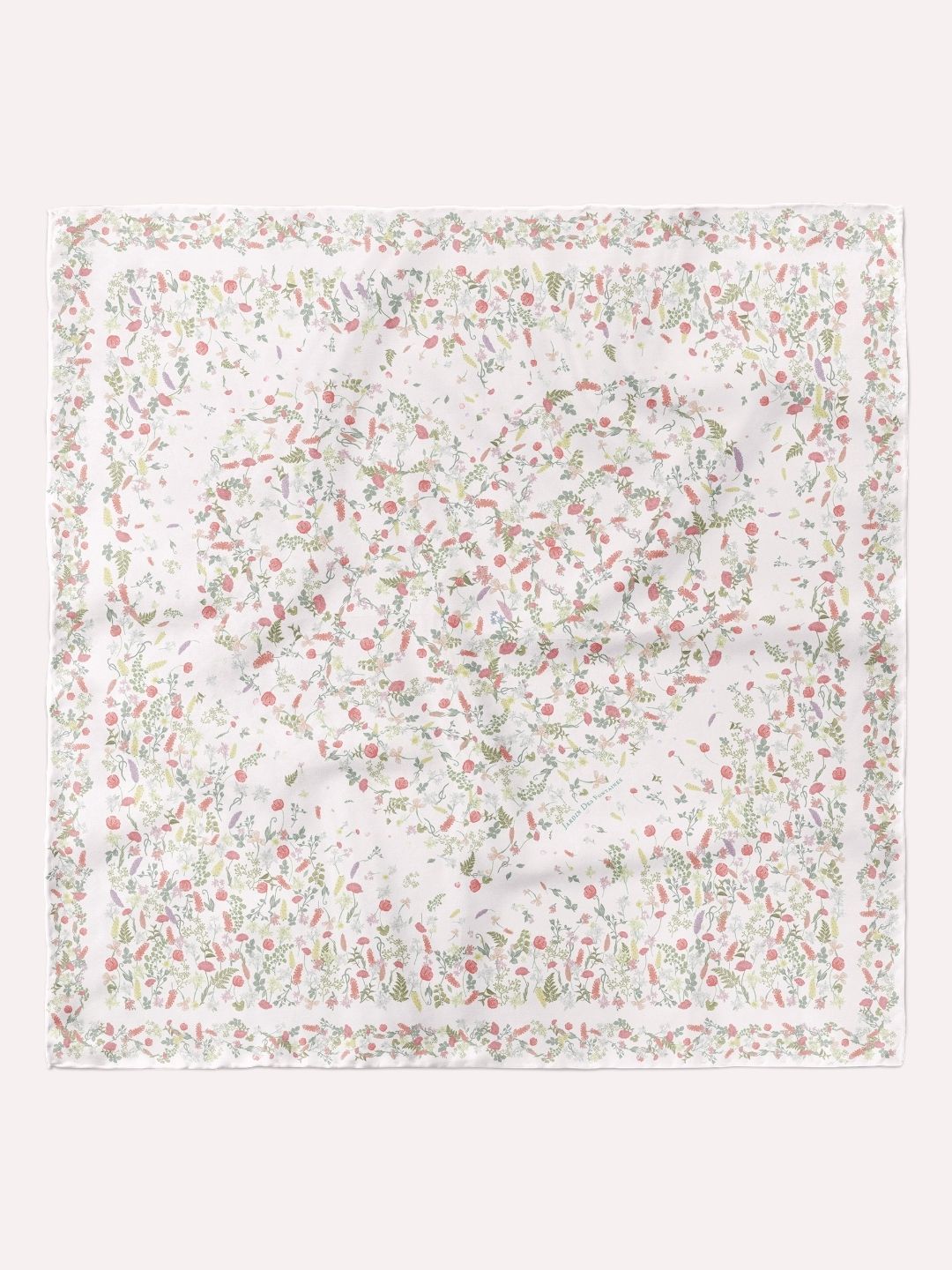 Venus Garden of Love Heart Silky Scarf (90cm)
