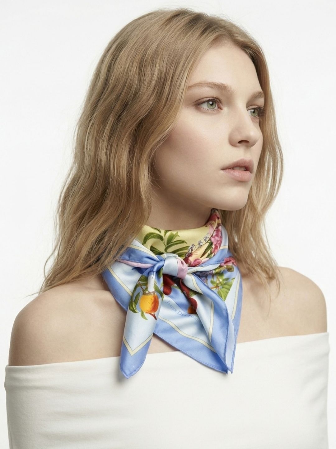Wonderful Adventure Dream Blue Tuo Watch Silky Scarf (90cm)
