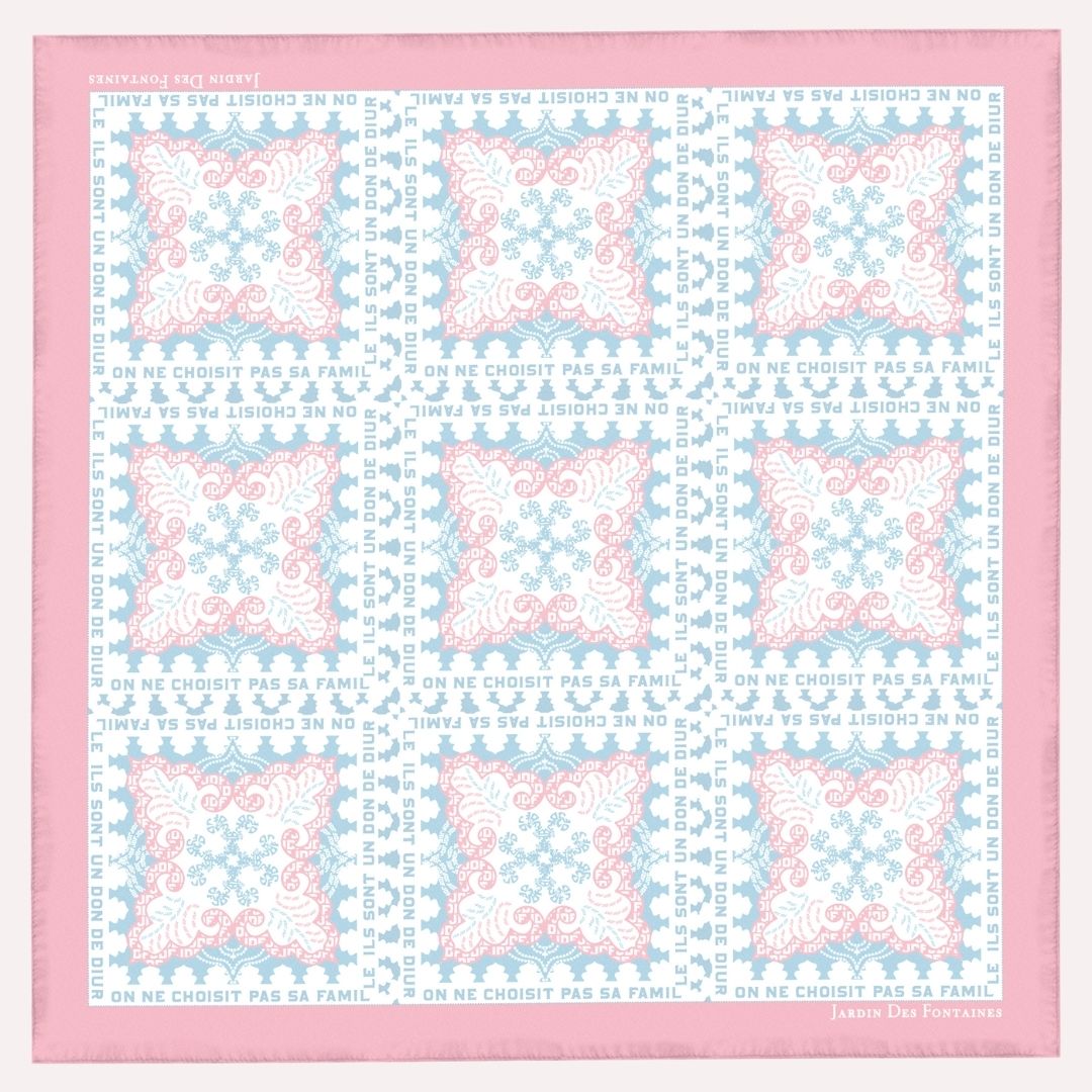 Boho Paisley Chic Samarkand  Silky Scarf (90cm)