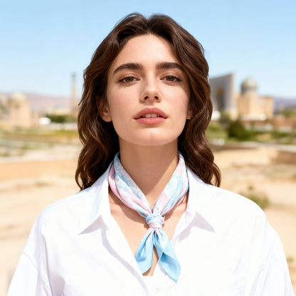 Boho Paisley Chic  Silky Scarf (45cm)