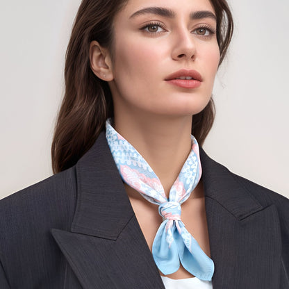 Boho Paisley Chic  Silky Scarf (45cm)