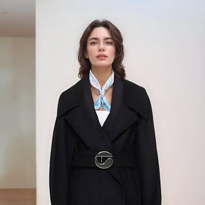 Boho Paisley Chic  Silky Scarf (45cm)