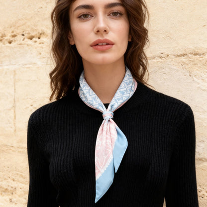 Boho Paisley Chic Samarkand  Twilly Silky Scarf (85cm)