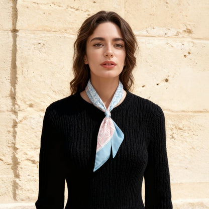 Boho Paisley Chic Samarkand  Twilly Silky Scarf (85cm)