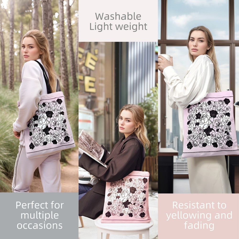 Classy and Fabulous Peony Tote Bag