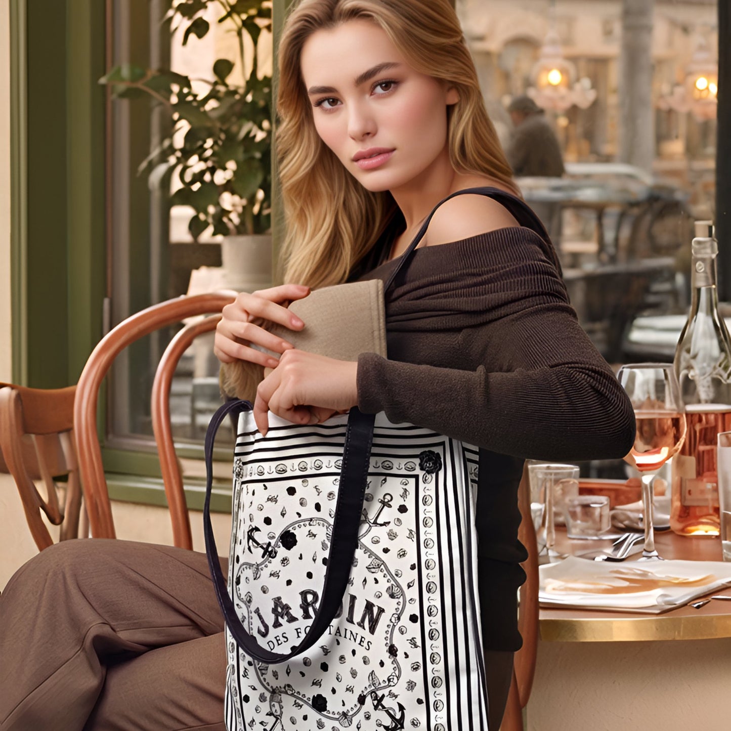 Classy and Fabulous Marais Tote Bag