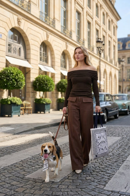 Pet & Owner Twinning Outfits  | Classy and Fabulous Scarf & Tote Bag Set