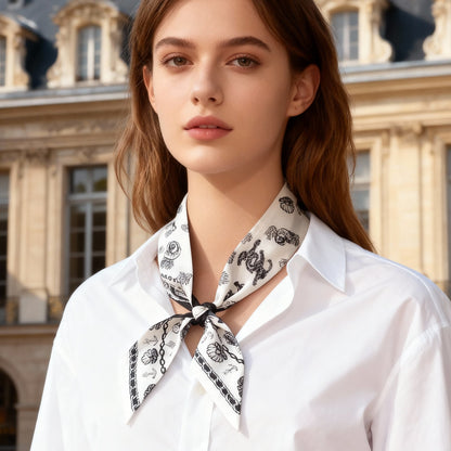 Classy and Fabulous Anchor Twilly Silky Scarf (85cm)