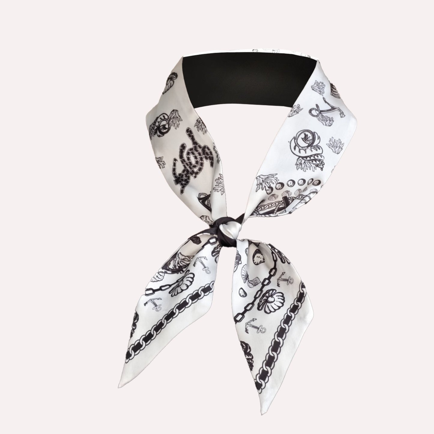 Classy and Fabulous Anchor Twilly Silky Scarf (85cm)