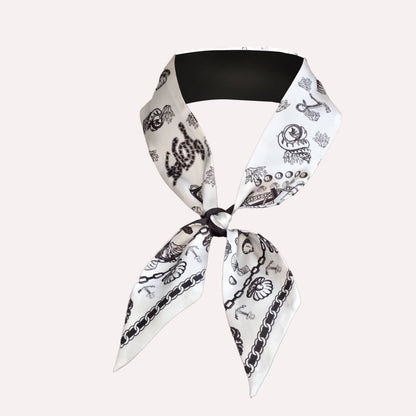 Classy and Fabulous Anchor Twilly Silky Scarf (85cm)
