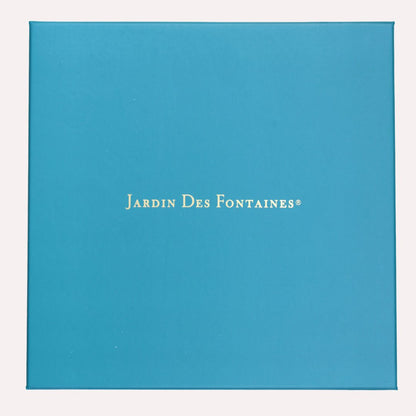 Yogis Cat and Flower Navy Tatra Mountain Silky Scarf Gift Set (Double Face Silky Scarf and Scarf Ring)