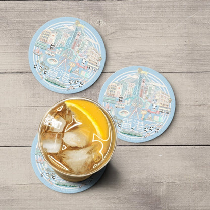 Lion Rock Ceramic Coaster