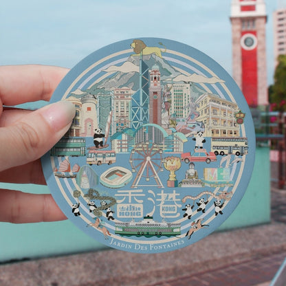 Lion Rock Ceramic Coaster