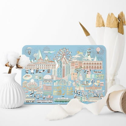 Lion Rock Hot Stamping Postcard