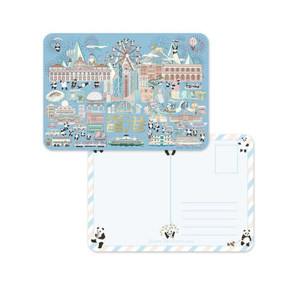 Lion Rock Hot Stamping Postcard