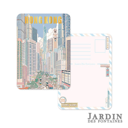 City View Hot Stamping Postcard