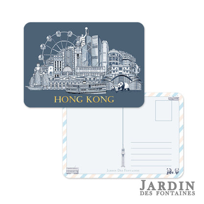 City Tales Hot Stamping Postcard