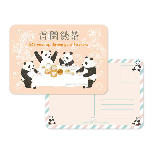 Let's Yum Cha Postcard