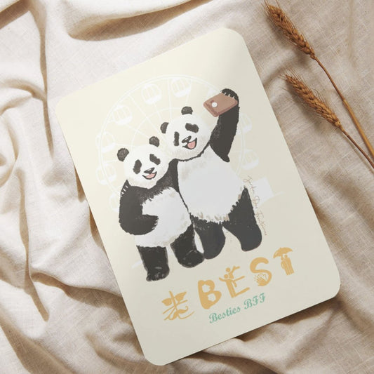 Besties BFF Postcard