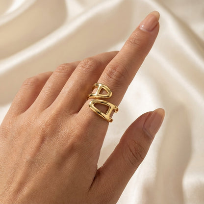 Silken Embrace Belline Scarf Ring