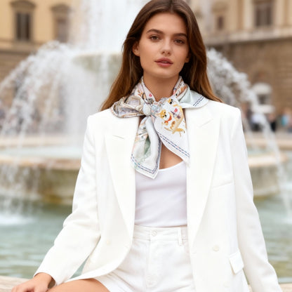 Oh My Dog Florence & Dogs Silky Scarf (60cm)