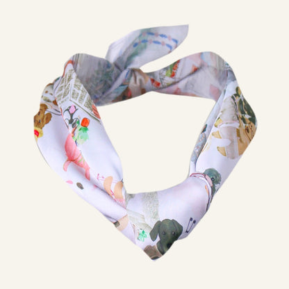 Oh My Dog Florence & Dogs Silky Scarf (60cm)