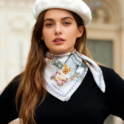 Oh My Dog Florence & Dogs Silky Scarf (60cm)