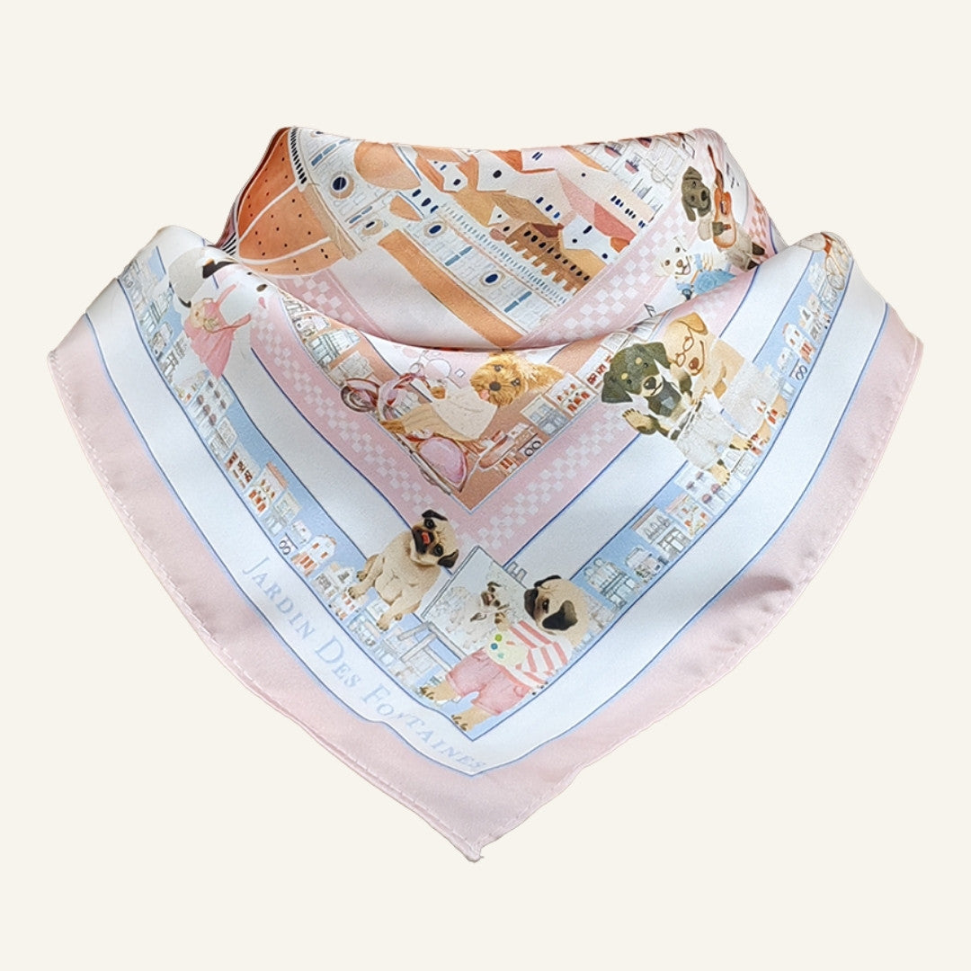 Oh My Dog Piazza Doggie Silky Scarf (60cm)