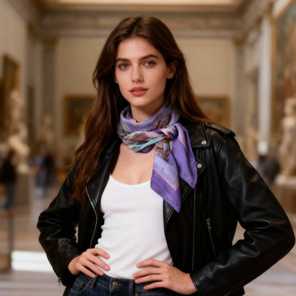 Oh My Dog Florence & Dogs Silky Scarf (90cm)