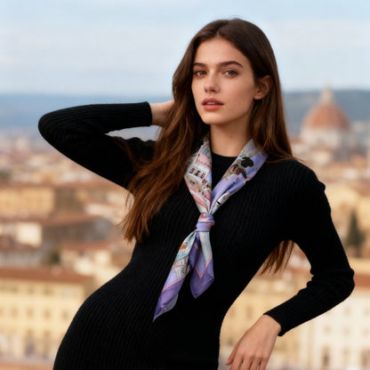 Oh My Dog Florence & Dogs Silky Scarf (90cm)