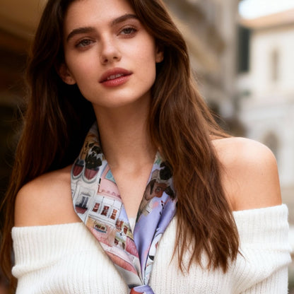 Oh My Dog Florence & Dogs Silky Scarf (90cm)