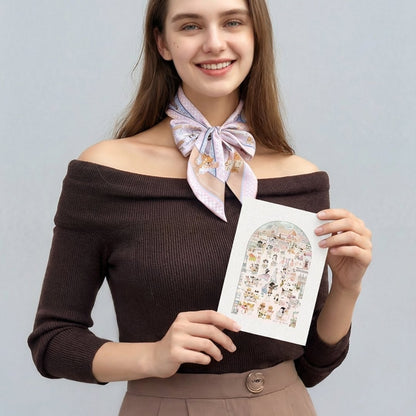 Oh My Dog Twilly Scarf & Wall Art Gift Set