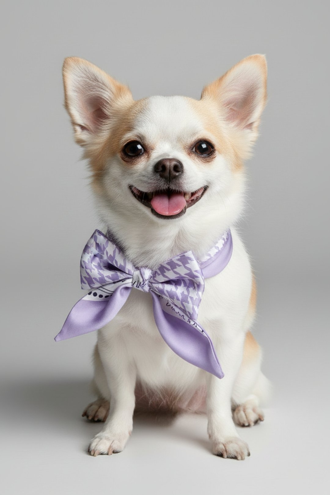 Pet & Owner Twinning Outfits  | Secret Violet Garden Scarf & Tote Bag Set