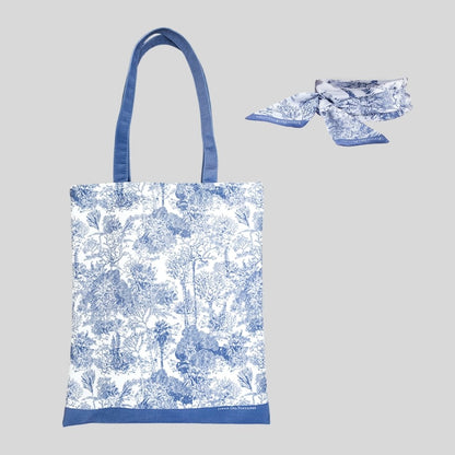 同款造型｜左岸花園長帶荷蘭牡丹絲巾